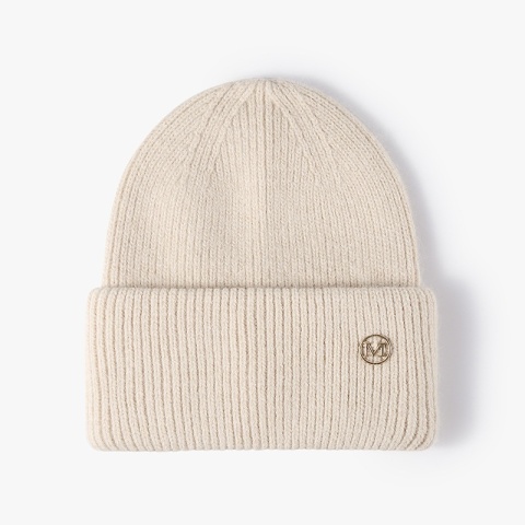 Damska czapka zimowa Prawdziwe futro królika Czapki zimowe dla kobiet Modne ciepłe czapki damskie Solidna czapka dla dorosłych