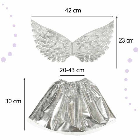 Kostium strój karnawałowy przebranie jednorożec spódnica opaska srebrny Kik Sp. z o. o. Sp. k.