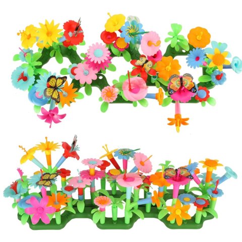 Kwiatki klocki kreatywne ogród kwiatowy 175 elementów Kik Sp. z o. o. Sp. k.