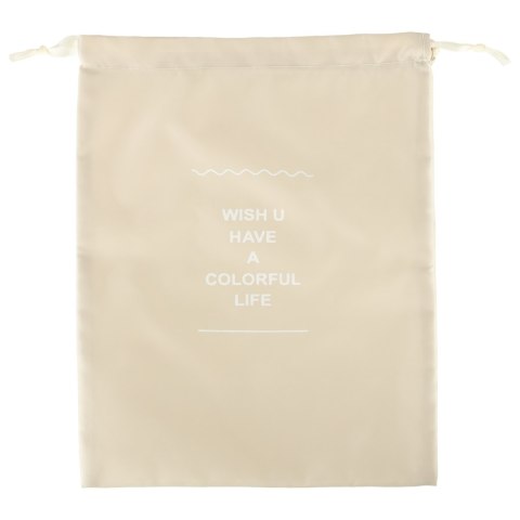 Organizery do walizki zestaw podróżny 8 sztuk akcesoria do przechowywania ubrań torby wodoodporne kosmetyczka worek na buty beżo Kik Sp. z o. o. Sp. k.