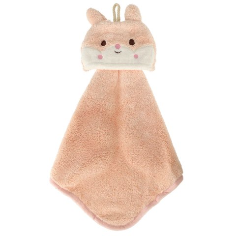 Ręcznik ręczniczek do rąk dla dzieci do przedszkola 42x25cm różowy królik Kik Sp. z o. o. Sp. k.