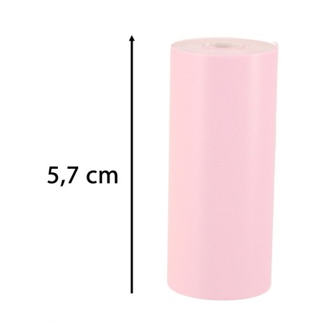 Rolki termiczne papier do drukarki aparatu 5,7cm x 3m 3 sztuki kolorowe Kik Sp. z o. o. Sp. k.