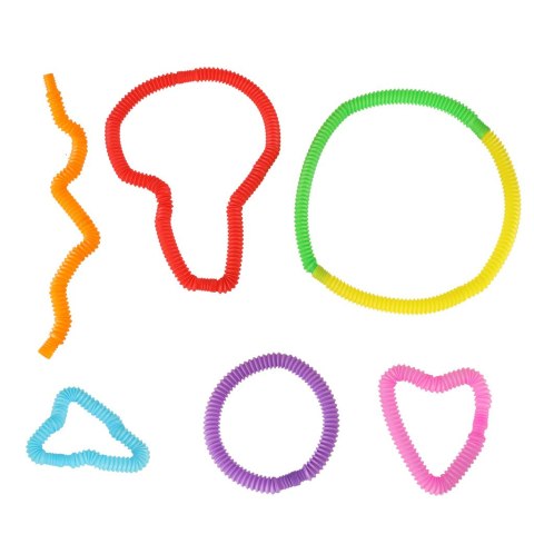 Rurki rury sensoryczne rozciągane tuby edukacyjne montessori 8 sztuk Kik Sp. z o. o. Sp. k.