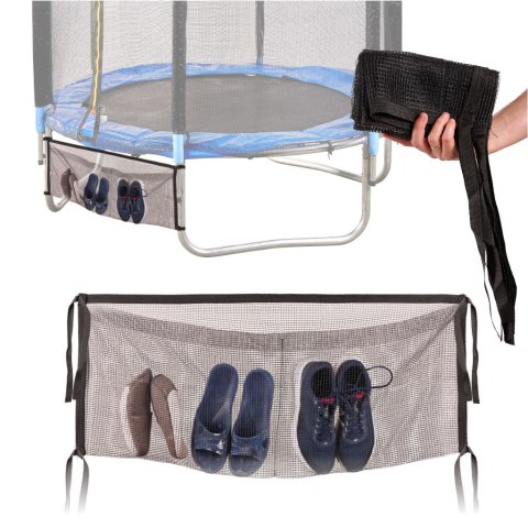Torba siatka dolna do trampoliny organizer na buty klucze telefon 110cm Kik Sp. z o. o. Sp. k.