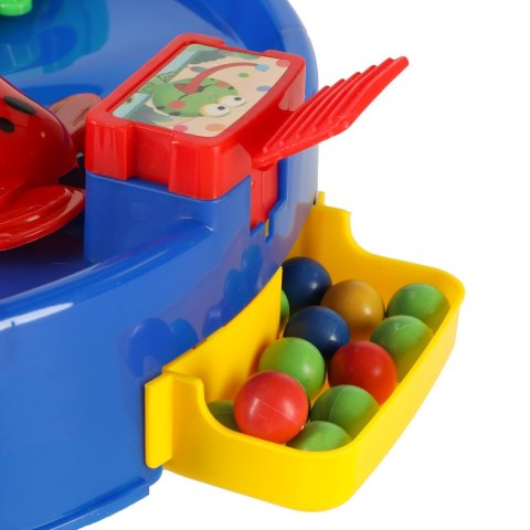 Gra zręcznościowa głodne żabki skaczące żaby 4 graczy 3+ XXL niebieska Kik Sp. z o. o. Sp. k.