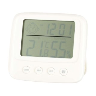Higrometr zegar termometr pokojowy wilgotnościomierz LCD Kik Sp. z o. o. Sp. k.