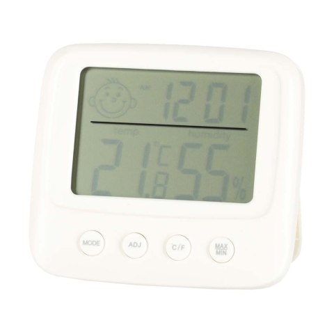 Higrometr zegar termometr pokojowy wilgotnościomierz LCD Kik Sp. z o. o. Sp. k.