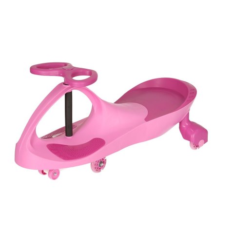 Jeździk grawitacyjny LED Swing Fix S3 świecące koła różowy Kik Sp. z o. o. Sp. k.