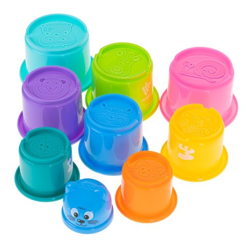 Kubeczki edukacyjne wieża piramida cyfry i owoce Kik Sp. z o. o. Sp. k.