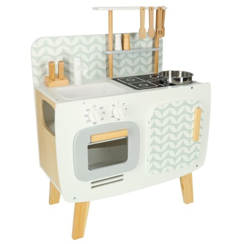 Kuchnia dla dzieci drewniana MDF LULILO RETRO akcesoria 73cm Kik Sp. z o. o. Sp. k.
