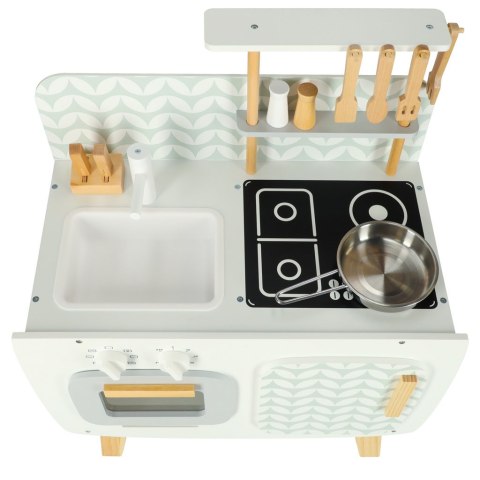Kuchnia dla dzieci drewniana MDF LULILO RETRO akcesoria 73cm Kik Sp. z o. o. Sp. k.
