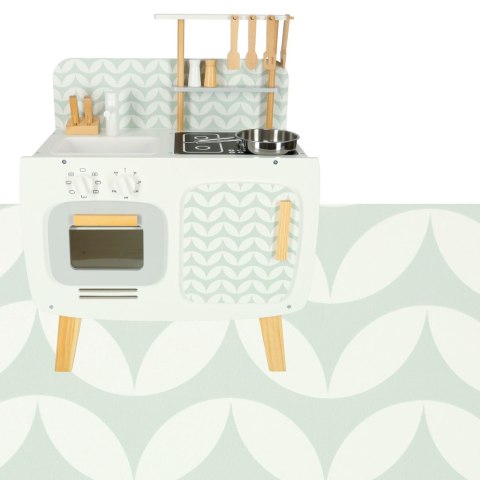 Kuchnia dla dzieci drewniana MDF LULILO RETRO akcesoria 73cm Kik Sp. z o. o. Sp. k.