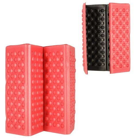 Mata piankowa składana do siedzenia turystyczna czerwona Kik Sp. z o. o. Sp. k.