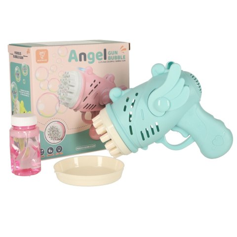 Pistolet do baniek mydlanych bańki mydlane ze skrzydłami niebieski Kik Sp. z o. o. Sp. k.