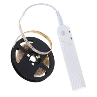 Taśma LED na baterie USB czujnik ruchu 2M zimny biały Kik Sp. z o. o. Sp. k.