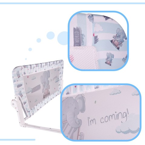 Barierka osłona ochronna do łóżka otwierana 90cm słonik Kik Sp. z o. o. Sp. k.