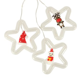 Kurtyna Led na okno girlanda gwiazdki świąteczna choinkowa 3 m 125 LED Kik Sp. z o. o. Sp. k.