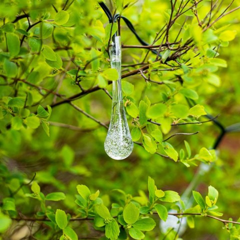 Lampki solarne ogrodowe łezki 6,5m 30LED ciepły biały Kik Sp. z o. o. Sp. k.