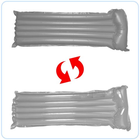 Materac dmuchany plażowy do pływania na basen wodę BESTWAY 44013 szary 90kg 183cm Kik Sp. z o. o. Sp. k.