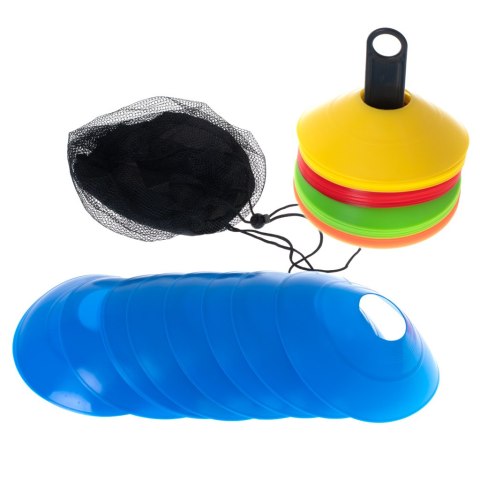 Pachołki treningowe piłkarskie do piłki nożnej elastyczne zestaw 50 sztuk Kik Sp. z o. o. Sp. k.