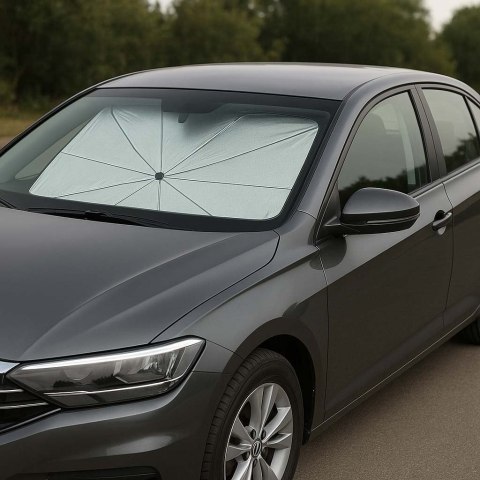 Parasol osłona przeciwsłoneczna na przednią szybę do samochodu auta mata składana UV 65x110cm Kik Sp. z o. o. Sp. k.