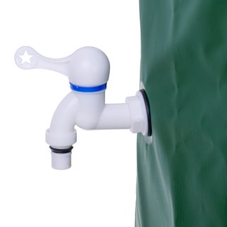 Pojemnik LUARO zbiornik na deszczówkę z kranem beczka na wodę deszczową składana 200 litrów Kik Sp. z o. o. Sp. k.