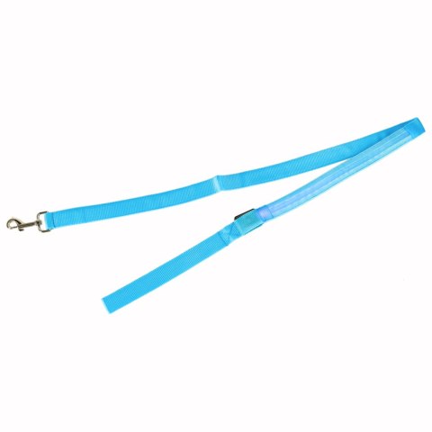 Smycz dla psa kota świecąca spacer jesień zima noc LED 1,2 m niebieska Kik Sp. z o. o. Sp. k.