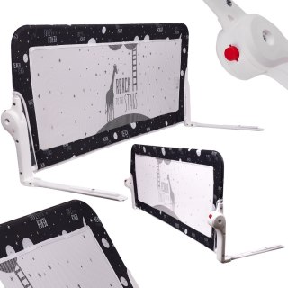 Barierka osłona ochronna do łóżka otwierana150cm czarna Kik Sp. z o. o. Sp. k.