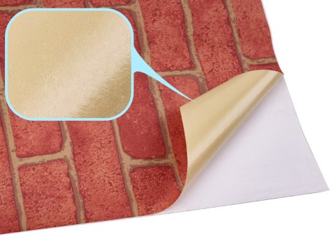 Folia rolka samoprzylepna okleina tapeta cegła 1,22x50m Kik Sp. z o. o. Sp. k.