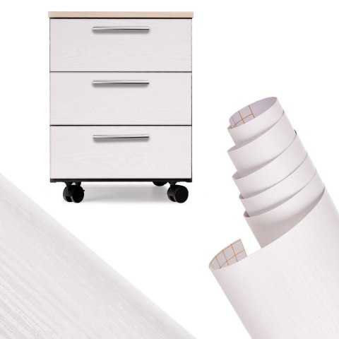 Folia rolka samoprzylepna okleina tapeta dąb biały 1,22x50m Kik Sp. z o. o. Sp. k.