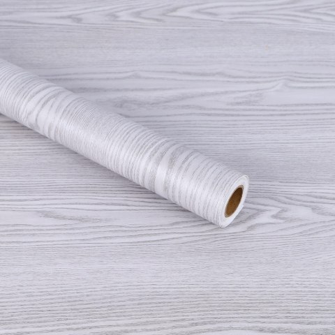 Folia rolka samoprzylepna okleina tapeta dąb srebrno-szary 1,22x50m Kik Sp. z o. o. Sp. k.