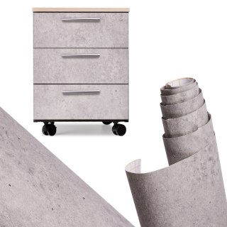 Folia rolka samoprzylepna okleina tapeta niebiesko-szary cement 1,22x50m Kik Sp. z o. o. Sp. k.