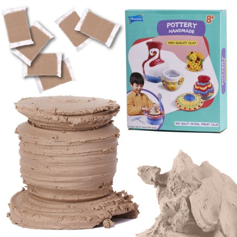 Glina rzeźbiarska masa do modelowania zapas do koła garncarskiego 1200g Kik Sp. z o. o. Sp. k.