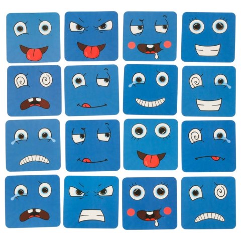 Gra edukacyjne wyzwania nauka emocji klocki drewniane Kik Sp. z o. o. Sp. k.