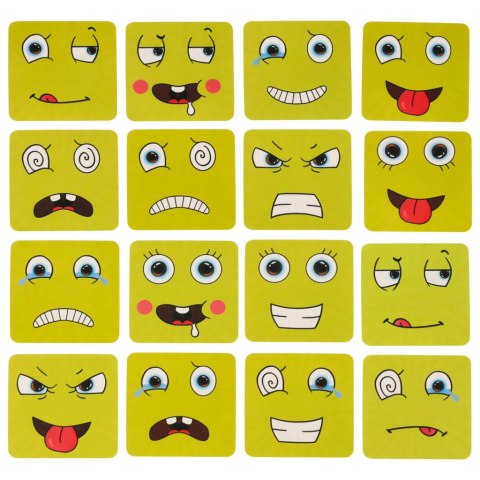 Gra edukacyjne wyzwania nauka emocji klocki drewniane Kik Sp. z o. o. Sp. k.