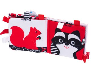 Książeczka sensoryczna gryzak metki kontrastowa las Kik Sp. z o. o. Sp. k.