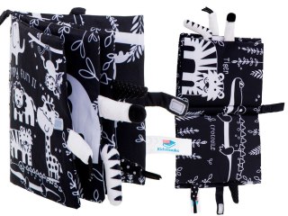 Książeczka sensoryczna miękka ogony zwierząt safari Kik Sp. z o. o. Sp. k.