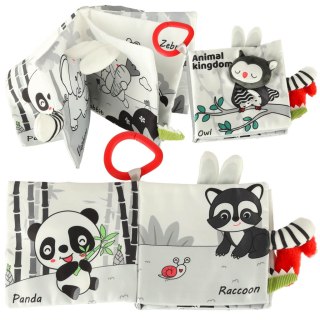 Książeczka sensoryczna miękka ogony zwierząt sowa Kik Sp. z o. o. Sp. k.