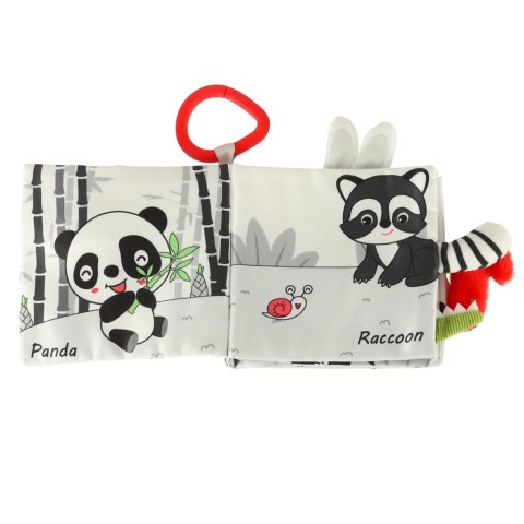 Książeczka sensoryczna miękka ogony zwierząt sowa Kik Sp. z o. o. Sp. k.