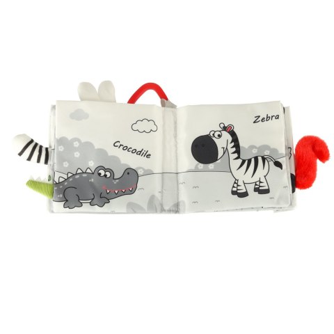 Książeczka sensoryczna miękka ogony zwierząt sowa Kik Sp. z o. o. Sp. k.