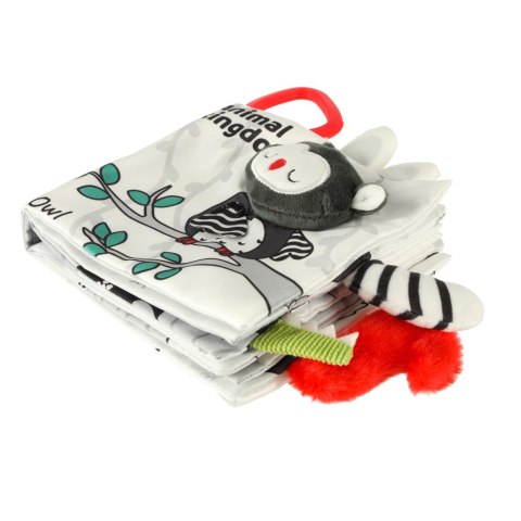 Książeczka sensoryczna miękka ogony zwierząt sowa Kik Sp. z o. o. Sp. k.