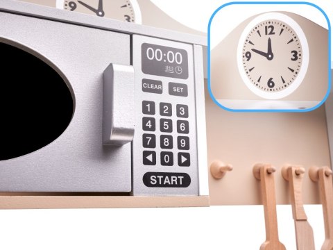 Kuchnia dla dzieci drewniana MDF LULILO KUKETO akcesoria 85cm Kik Sp. z o. o. Sp. k.