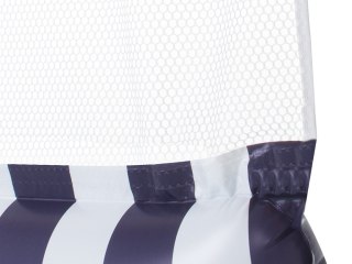 Materac dmuchany hamak wodny fotel krzesło do pływania 120 x 70 cm granatowy Kik Sp. z o. o. Sp. k.