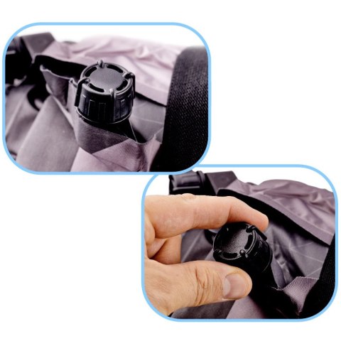 Materac łóżko do samochodu auta bagażnika dmuchany 170x128cm czarne Kik Sp. z o. o. Sp. k.