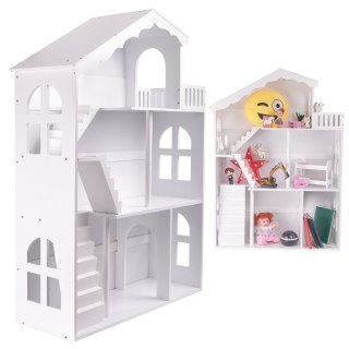 Regał na książki dla dzieci półka domek na zabawki 2w1 LULILO CALLA 116cm XXL Kik Sp. z o. o. Sp. k.