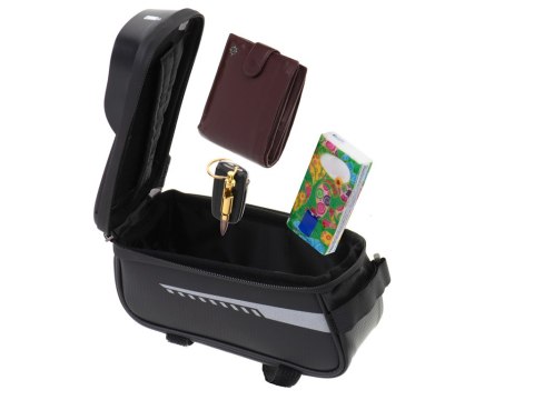 Torba rowerowa sakwa wodoodporna uchwyt na telefon Kik Sp. z o. o. Sp. k.