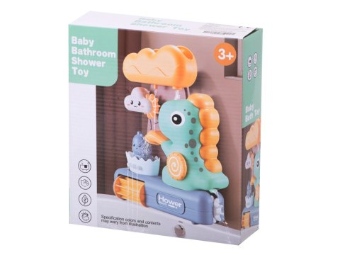 Zabawka do kąpieli prysznic z kołowrotkiem dinozaur Kik Sp. z o. o. Sp. k.