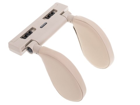 Zagłówek samochodowy poduszka podróżna oparcie na głowę szyje do samochodu regulowane beżowy Kik Sp. z o. o. Sp. k.