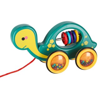 Żółwik do ciągania na sznurku zabawka sensoryczna mobilna grzechotka Kik Sp. z o. o. Sp. k.