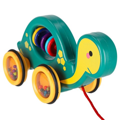 Żółwik do ciągania na sznurku zabawka sensoryczna mobilna grzechotka Kik Sp. z o. o. Sp. k.